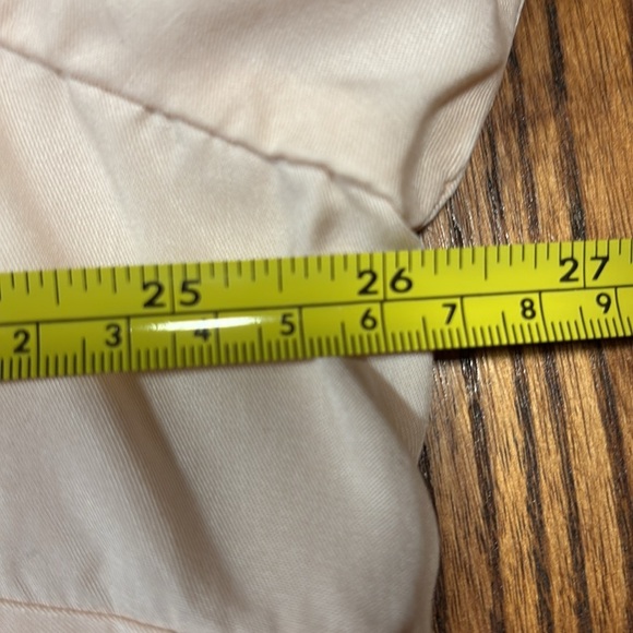 Crown & Ivy Curvy Light Pink Cold Shoulder Button Down Shirt Size 3X - Picture 8 of 12